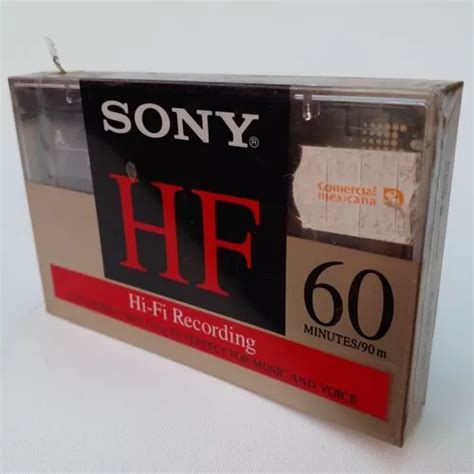 Cassette Sony Hf Min Dorado