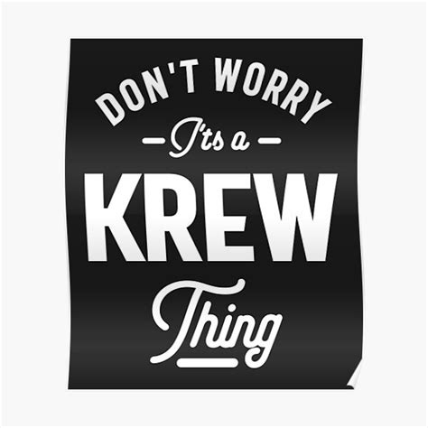 Krew Posters | Redbubble