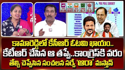 Aaraa Masthan Reveals Pre Polls Survey On Telangana Assembly Elections