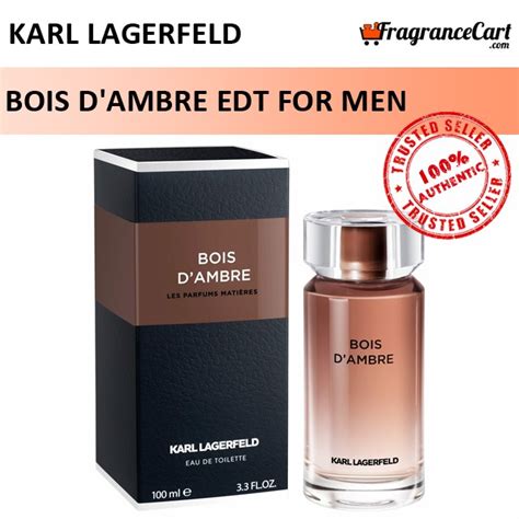 Karl Lagerfeld Bois D Ambre Edt For Men Ml Eau De Toilette Brown