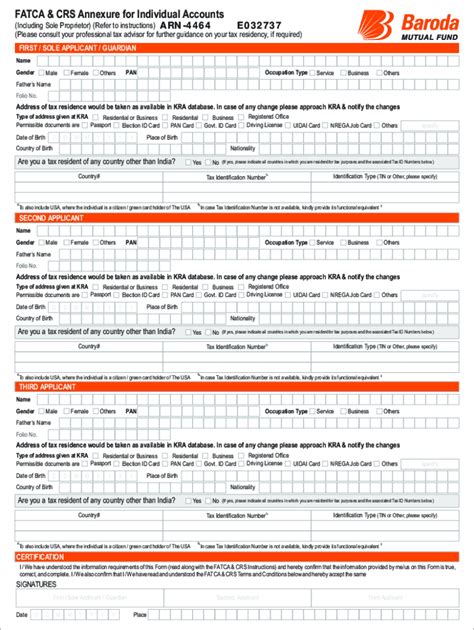 Fillable Online Pdf Fatca Formpdf Bank Of Baroda Fax Email Print Pdffiller