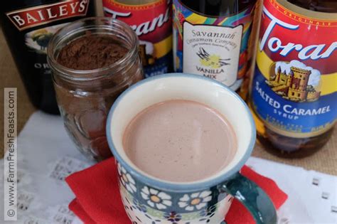 Farm Fresh Feasts Spiked Hot Cocoa Gift Mix And Giveaway For ChristmasWeek