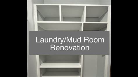 Laundry Mud Room Renovation Youtube