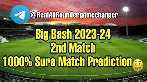 BBL 2023 SYS Vs MLR 2nd Match Melbourne Renegades Vs Sydney Sixer 2nd