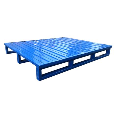 Iron Steel Stackable Pallet Racks Durable Warehouse Metal Storage