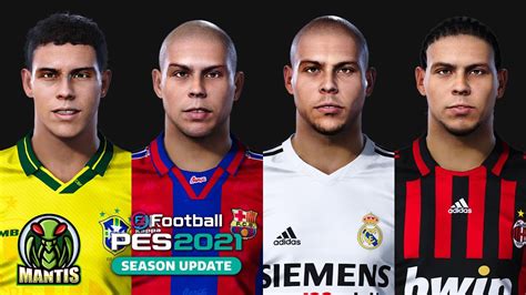 SuperPack Faces Ronaldo Nazário 1994 2018 for PES 2021 PC ONLY PC SOLO