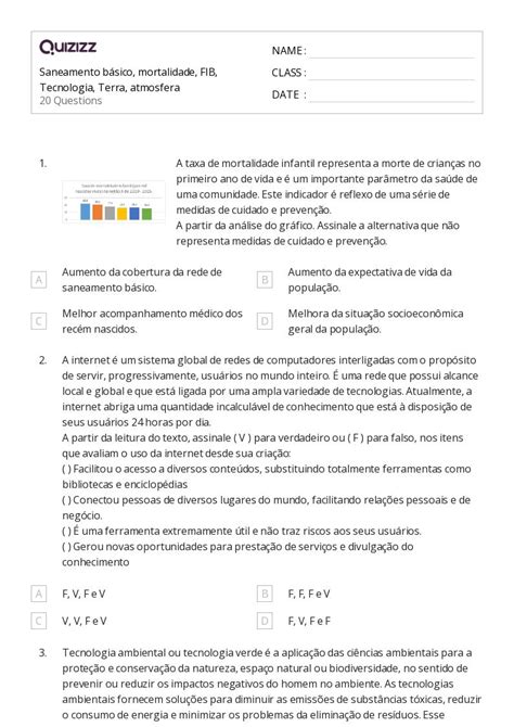 Mais de 50 planilhas Identificando causa e efeito na não ficção no