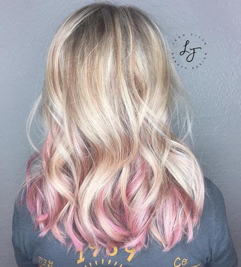 10 Best Pink Peekaboo Hair Ideas Hair Blonde Hair Color Hair Highlights