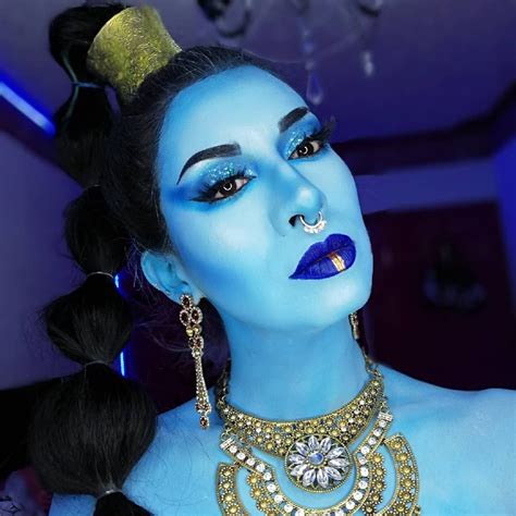 Genio De Aladdin Makeup Disfraz De Genio Genio Aladdin Disfraces