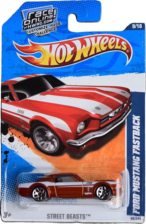 Amazon Hot Wheels Ford Mustang Fastback Street Beasts 9 10 Toys Games