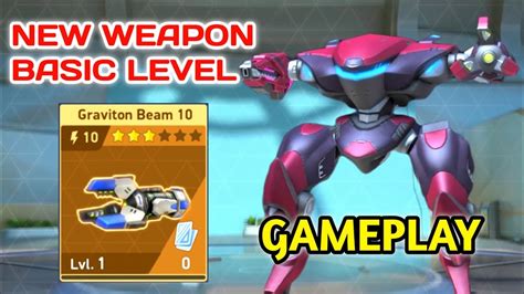 New Weapon Graviton Beam Best Mech Arena Youtube