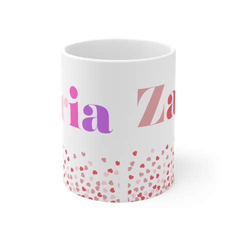 Personalized Name Coffee Mug Custom Coffee Mug For Valentines Day