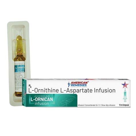 X Ml Injection L Ornithine L Aspartate Infusion Mg Ml