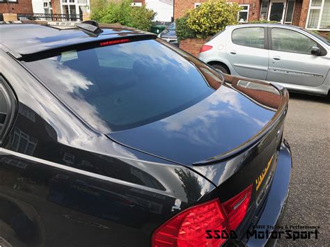 Painted Aero Style Bmw E90 Saloon Rear Window Roof Spoiler