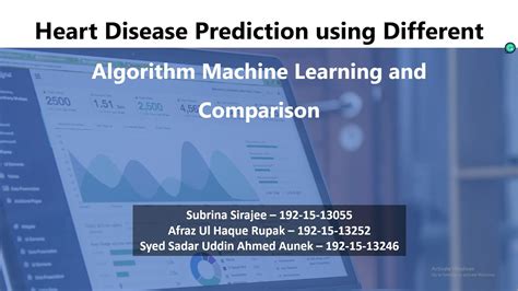 Heart Disease Prediction Using Different Algorithm Machine Learning And Comparison Youtube