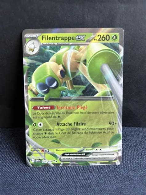 Carte Pokemon Ecarlate Et Violet Ev Filentrappe Ex Fr Eur