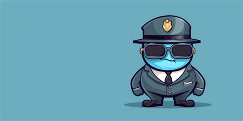 Premium Ai Image Law Enforcement Officer Mascot For A Company Logo