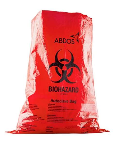 Foxx Life Sciences Abdos Biohazard Disposable Bags Polypropylene PP