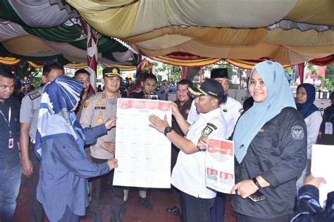 Wakil Bupati Bagus Santoso Hadiri Simulasi Pemungutan Dan Perhitungan