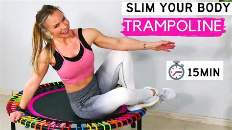 15 Min Trampoline Workout For Weight Loss Jumping Fitness Mini Trampoline Workout Youtube