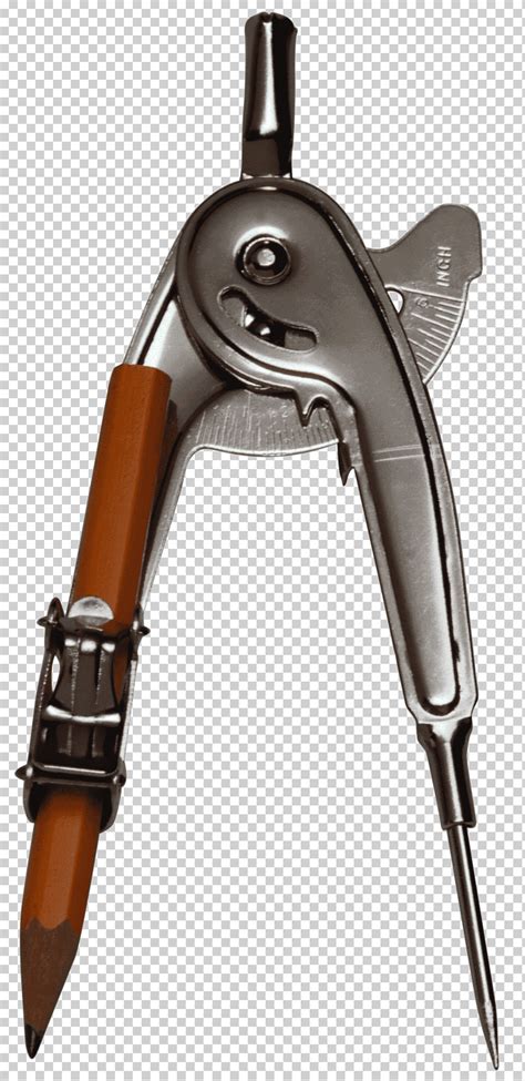 Компас Инженерный чертеж Круг, компас, карандаш, техника, компас png ...