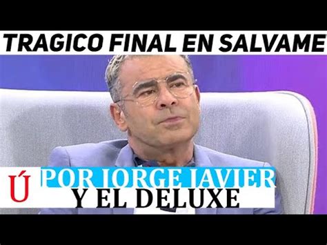 Tr Gico Final De Jorge Javier V Zquez En Telecinco A La Luz Por S Lvame