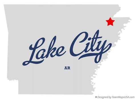 Map Of Lake City Ar Arkansas