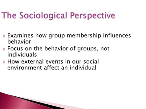 PPT - The Sociological Perspective PowerPoint Presentation, free ...