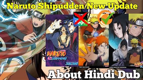 Biggest Naruto Shippuden Hindi Dub Update Revealed Naruto Shippuden