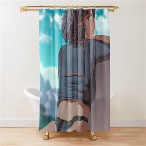 Lewd Matoi Ryuko Sexy Ass Butt Thicc Kill La Kill Hot Hentai Ecchi Anime Girl Shower Curtain