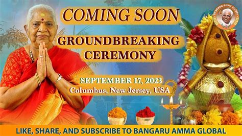 🌹 Coming Soon 🌹 Ground Breaking Ceremony At Apwc Nj Usa Sep 17 2023