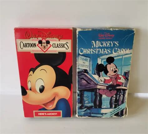 Walt Disney Mickey Mouse Classics Vhs Tape Cartoons Here S Mickey