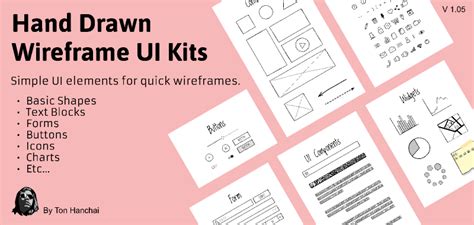 Hand Drawn Wireframe Ui Kits Figma