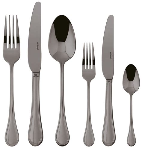 Sambonet Cutlery Set Royal Black Piece Buy Now At Cookinglife