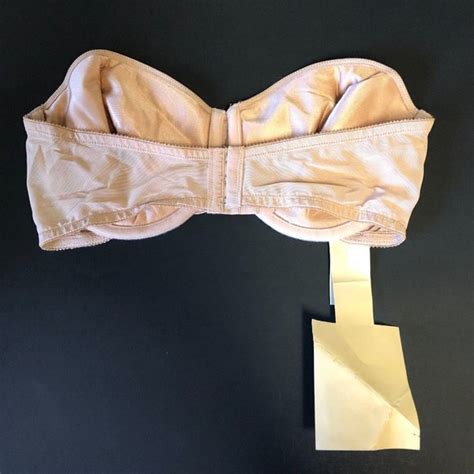 Warner S Intimates Sleepwear Vtg Warners Not So Innocent Nudes Bra Size D Strapless Nude