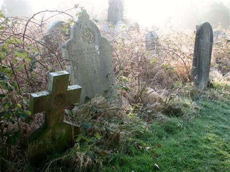 Overgrown Graves In Thorpe Cemetery © Evelyn Simak Geograph Britain