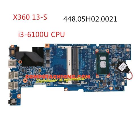 Placa Madre 827822 601 Hp X360 13 S Con Cpu Intel I3 6100u De 2 3 Ghz Colonia 14 De Septiembre