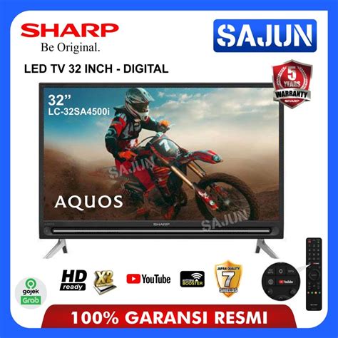 Jual Sharp LED TV 32 Inch LC 32SA4500i Easy Smart TV 32SA4500i Shopee