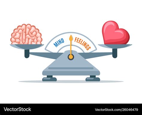 Emotional balance Royalty Free Vector Image - VectorStock