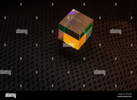 Optical Glass Cube Light Dispersion Spectrum Physics Optics Ray