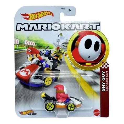 Hot Wheels Mario Kart Shy Guy Standart Kart Mattel Gbg25 Shopee Brasil