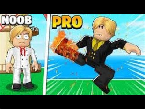 Noob To Pro Siendo Sanji En Blox Fruits Part Youtube