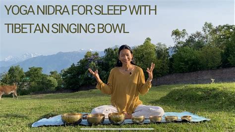 Yoga Nidra For Sleep Relaxation With Tibetan Singing Bowl Youtube