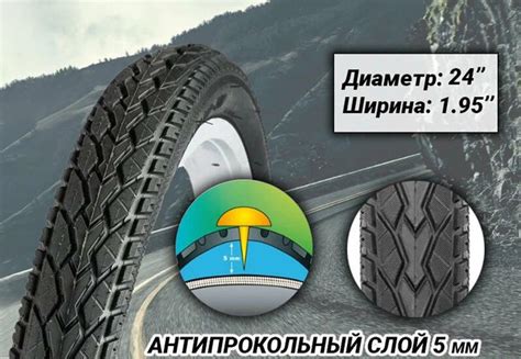 Велопокрышка 24" x 1.95 (47-507), ChaoYang, H-5113 (слик ...