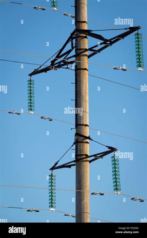 Concrete Electric Pole Hi Res Stock Photography And Images Alamy