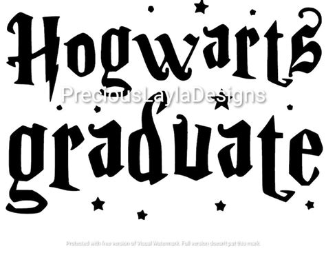 Hogwarts graduate Harry Potter themed INSTANT DOWNLOAD svg | Etsy