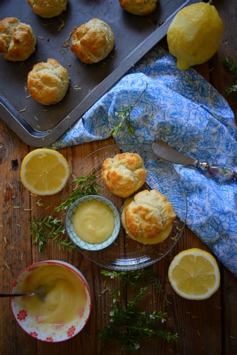 Lemon Curd Filled Scones Julia S Cuisine