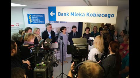 Rusza Bank Mleka Kobiecego W USK Konferencja Prasowa YouTube