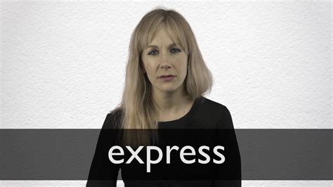 How to pronounce EXPRESS in British English - YouTube