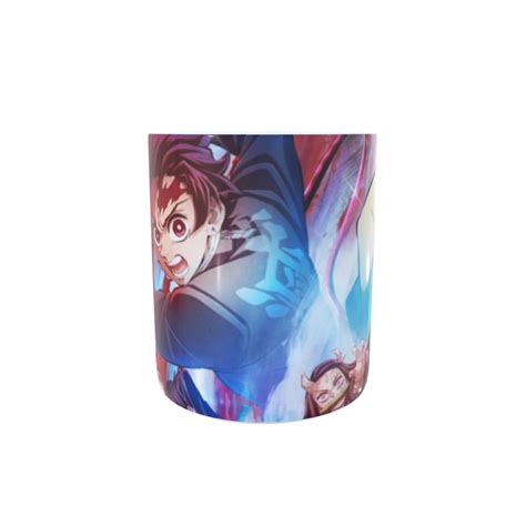 Caneca Personalizada Demon Slayer Kimetsu No Yaiba De Porcelana